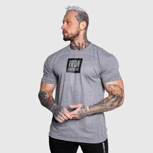 Pánské sportovní tričko Iron Aesthetics Street, šedé
