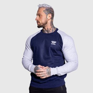Pánská mikina bez kapucne Iron Aesthetics Enjoy, navy/grey