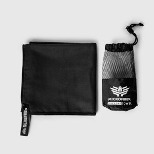 Sportovní rychleschnoucí ručník Iron Aesthetics Dry, černý