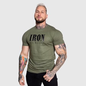 Pánské sportovní tričko Iron Aesthetics Urban, vojenská zelená