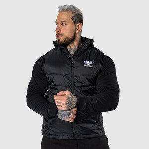 Pánská prošívaná vesta Iron Aesthetics Discover, černá