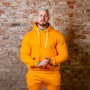Mikina s kapucí Iron Aesthetics Cargo Hoodie, oranžová