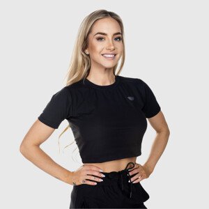 Sportovní crop top Iron Aesthetics Euphoria, černý