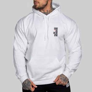 Pánská fitness mikina Iron Aesthetics Motive, bílá