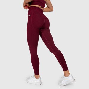 Sportovní legíny Iron Aesthetics Inspire, bordové