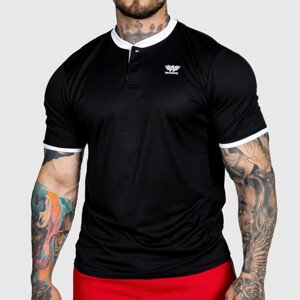Funkční sportovní tričko Iron Aesthetics Collar, black/white