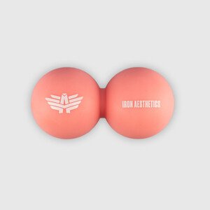 Masážní míček Iron Aesthetics DuoRoll Ball, růžový