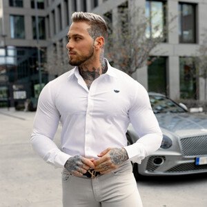 Strečová košile Iron Aesthetics Slim Stretch, natural