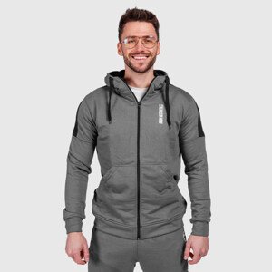 Mikina na zip Iron Aesthetics Fit Kit, šedá