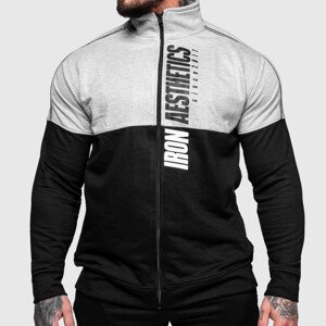 Pánská mikina se zipem Iron Aesthetics Since, black/grey - VADA VÝROBKU