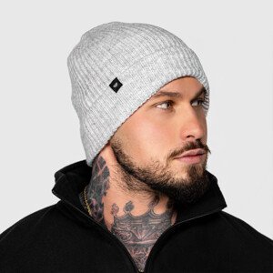 Klasická pletená čepice Iron Aesthetics Snug, šedá