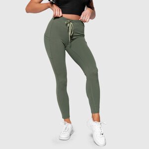 Sportovní legíny s kapsami Iron Aesthetics Active, zelené
