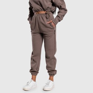 Dámské oversized tepláky Iron Aesthetics Simone, hnědé