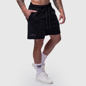 Pánské bavlněné šortky Iron Aesthetics Ambition, černé