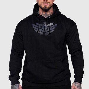 Pánská mikina s kapucí Iron Aesthetics Apex, černá