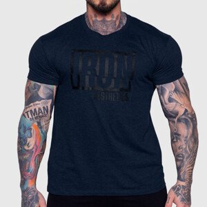 Pánské tričko Iron Aesthetics Slash, navy