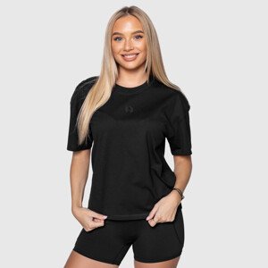 Dámské oversized tričko Iron Aesthetics Easy Day, černé