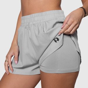 Dámské šortky Iron Aesthetics Athletic 2in1, šedé
