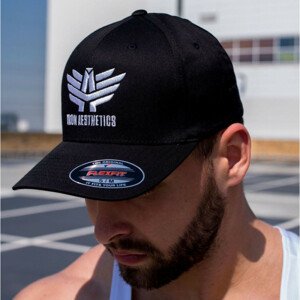 Pánská kšiltovka Iron Aesthetics FlexFit, černá