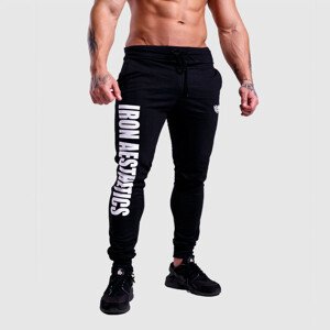 Jogger tepláky Iron Aesthetics Vertical, černo-bílé