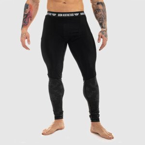 Pánské legíny Iron Aesthetics Black Camo