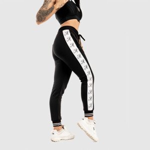 Dámské fitness tepláky Iron Aesthetics Striped, černé