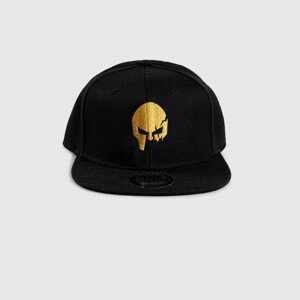 Pánská kšiltovka Aesthetics Snapback SKULL GOLD, černá