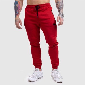 Jogger tepláky Iron Aesthetics Round, červené