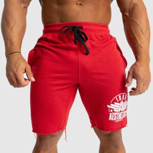 Pánské teplákové kraťasy Iron Aesthetics Force, červené