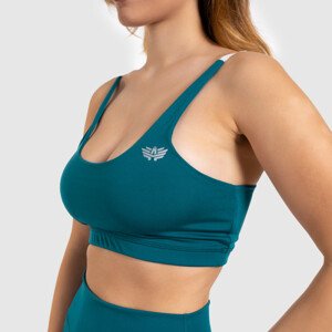 Dámská sportovní podprsenka Stripes - Iron Aesthetics, smaragdová
