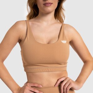 Dámská sportovní podprsenka Stripes - Iron Aesthetics, béžová