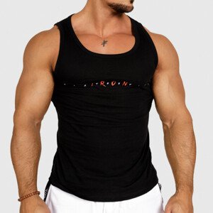 Pánské fitness tílko Iron Aesthetics Friends, černé