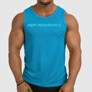 Pánské funkční tílko  Iron Aesthetics Sporty, aqua modré