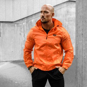 Pánská bunda Iron Aesthetics Windblocker, oranžová