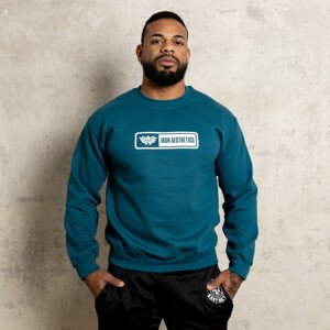 Pánská fitness mikina Iron Aesthetics Heavy, legion modrá