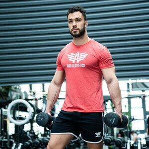 Pánské sportovní tričko Iron Aesthetics Fitsy, červené