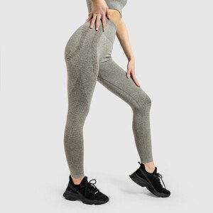 Bezešvé legíny Iron Aesthetics Seamless Spots, zelené