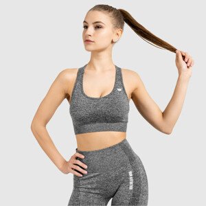 Bezešvá podprsenka Iron Aesthetics Seamless Spots, tmavě šedá