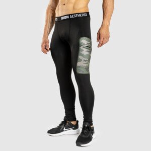 Sportovní legíny s kapsou Iron Aesthetics Fusion, černé