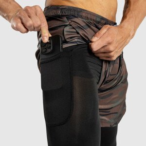 Funkční šortky s legínami Iron Aesthetics Speed 2in1, camo