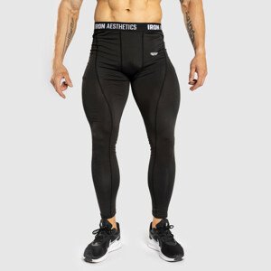 Pánské sportovní legíny Iron Aesthetics Dry Cool, černé