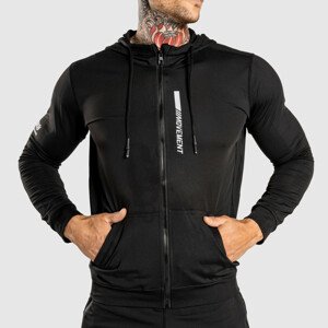 Sportovní mikina se zipem Iron Aesthetics PowerFit, černá