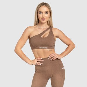 Bezešvá podprsenka Iron Aesthetics Elegance, hnědá