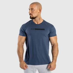Pánské fitness tričko Iron Aesthetics Gym, modré